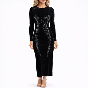 Black Velvet Dress - Zara
